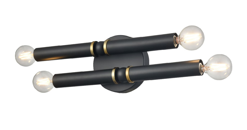 DVI Canada - Two Light Vanity - Klondike - Multiple Finishes And Ebony- Union Lighting Luminaires Decor