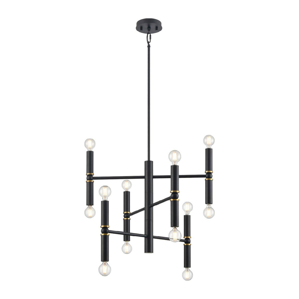DVI Canada - Six Light Pendant - Klondike - Multiple Finishes And Ebony- Union Lighting Luminaires Decor