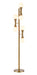 DVI Canada - Six Light Floor Lamp - French Quarter - Brass- Union Lighting Luminaires Decor