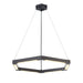 DVI Canada - LED Pendant - Callisto - Ebony w/Half Opal Glass- Union Lighting Luminaires Decor
