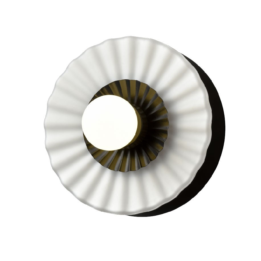 DVI Canada - One Light Wall Sconce - Waverly Heights - Multiple/Ebony w/Half Opal Glass- Union Lighting Luminaires Decor