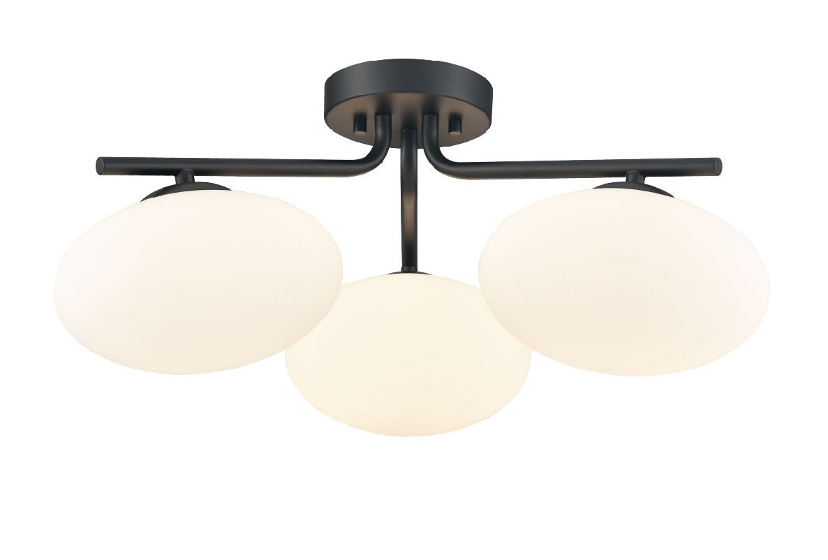 DVI Canada - Three Light Semi-Flush Mount - Valour Road — Union ...