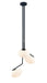 DVI Canada - Three Light Pendant - Valour Road - Ebony w/Half Opal Glass- Union Lighting Luminaires Decor
