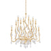 Corbett Lighting Canada - 12 Light Chandelier - Aveline - Gold Leaf- Union Lighting Luminaires Decor