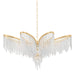 Corbett Lighting Canada - Nine Light Chandelier - Pandora - Gold Leaf- Union Lighting Luminaires Decor