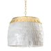 Corbett Lighting Canada - Four Light Chandelier - Coralie - Vintage Gold Leaf- Union Lighting Luminaires Decor