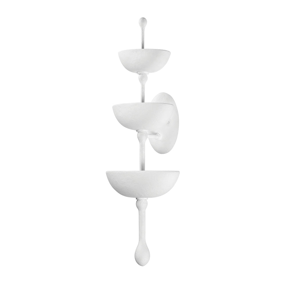 Corbett Lighting Canada - LED Wall Sconce - Aura - Gesso White- Union Lighting Luminaires Decor