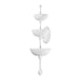 Corbett Lighting Canada - LED Wall Sconce - Aura - Gesso White- Union Lighting Luminaires Decor