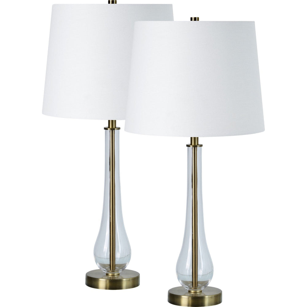 Renwil Canada - Table Lamp- Set - Nabi - Clear- Union Lighting Luminaires Decor