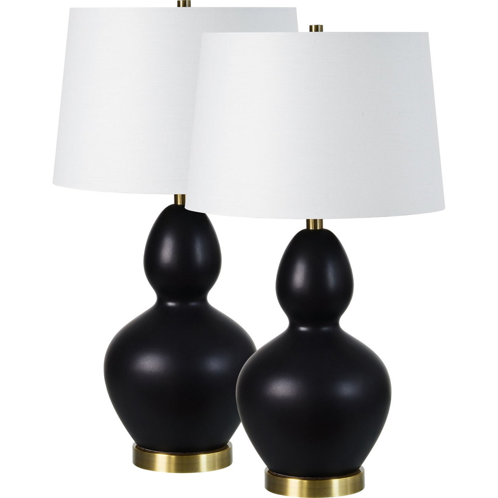 Renwil Canada - Table Lamp- Set - Kamilia - Matte Black- Union Lighting Luminaires Decor