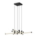 Kuzco Canada - LED Chandelier - Blade - Black- Union Lighting Luminaires Decor