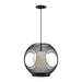Kuzco Canada - One Light Exterior Pendant - Kona - Black/Opal Glass- Union Lighting Luminaires Decor