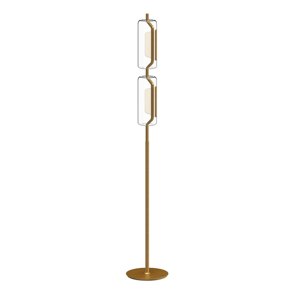 Kuzco Canada - LED Floor Lamp - Hilo - Brushed Gold- Union Lighting Luminaires Decor