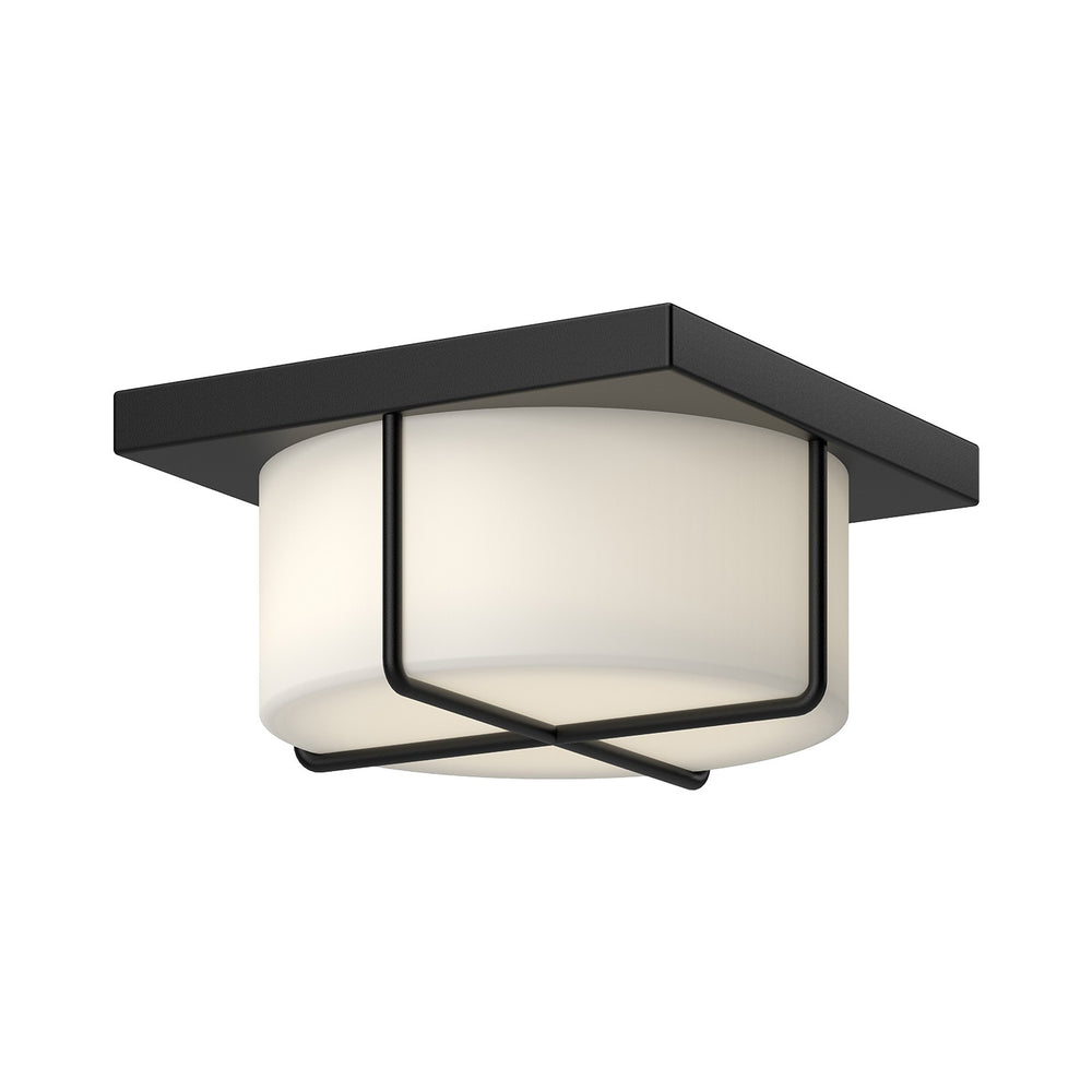 Kuzco Canada - LED Flush Mount - Reglao - Black/Opal Glass- Union Lighting Luminaires Decor