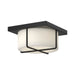 Kuzco Canada - LED Flush Mount - Reglao - Black/Opal Glass- Union Lighting Luminaires Decor