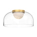 Kuzco Canada - LED Flush Mount - Cedar - Brushed Gold/Clear- Union Lighting Luminaires Decor