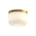Kuzco Canada - LED Flush Mount - Mel - Brushed Gold/Opal Glass- Union Lighting Luminaires Decor