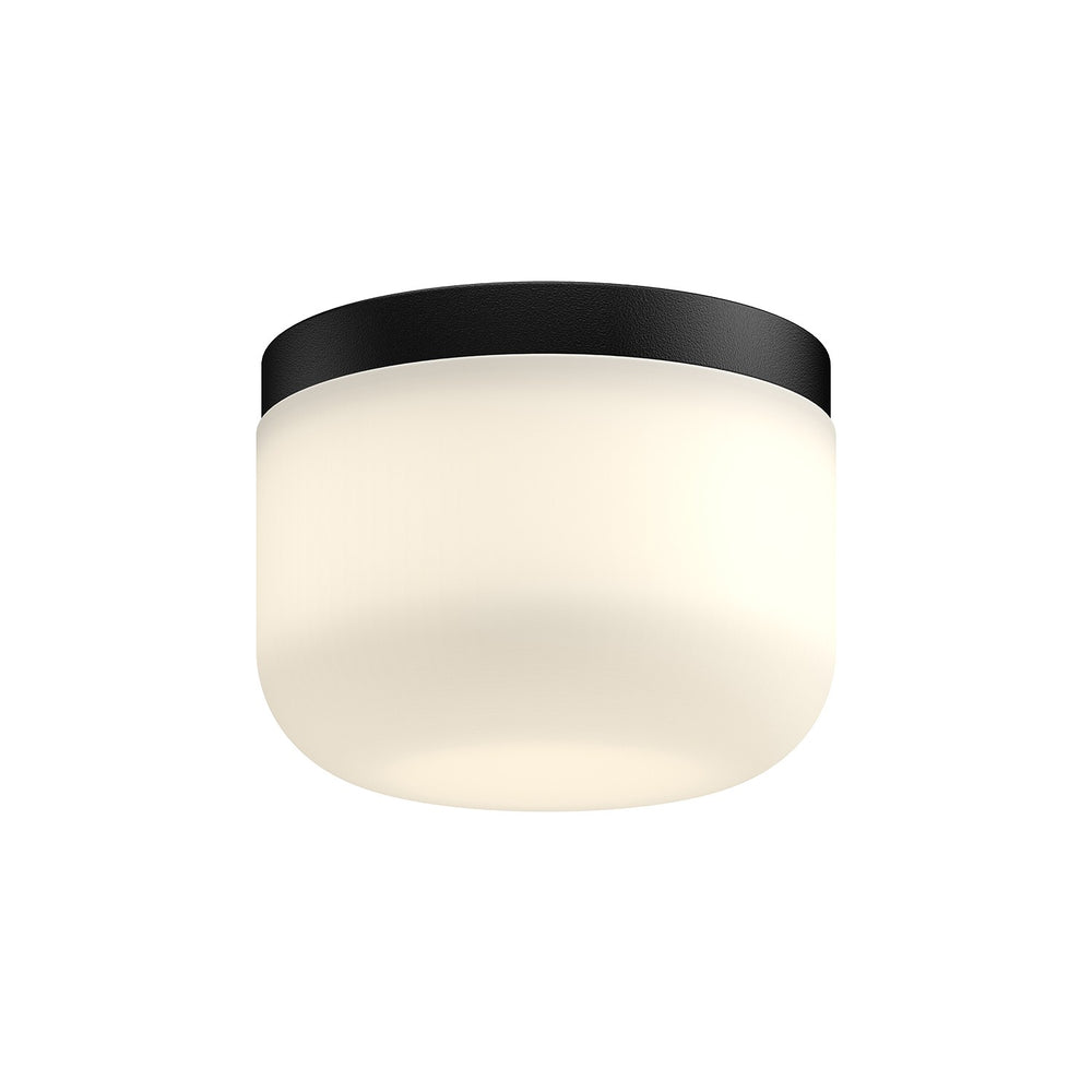 Kuzco Canada - LED Flush Mount - Mel - Black/Opal Glass- Union Lighting Luminaires Decor