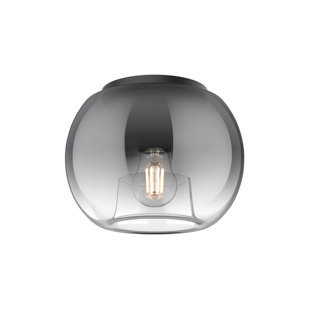 Kuzco Canada - One Light Flush Mount - Samar - Black/Smoked- Union Lighting Luminaires Decor