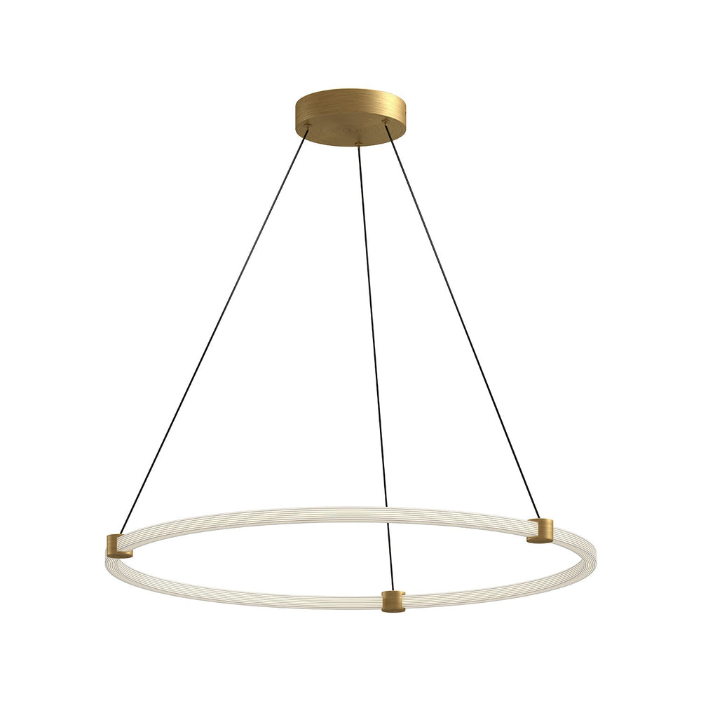 Kuzco Canada - LED Pendant - Bruni - Brushed Gold- Union Lighting Luminaires Decor