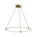 Kuzco Canada - LED Pendant - Bruni - Brushed Gold- Union Lighting Luminaires Decor