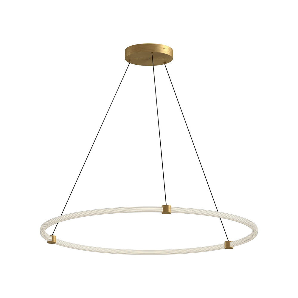 Kuzco Canada - LED Pendant - Bruni - Brushed Gold- Union Lighting Luminaires Decor