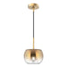 Kuzco Canada - One Light Pendant - Samar - Brushed Gold/Copper- Union Lighting Luminaires Decor