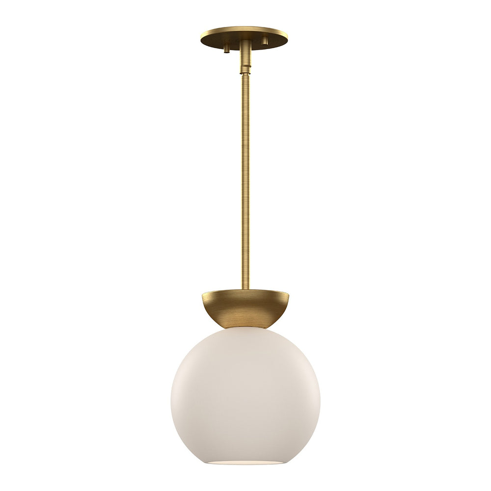Kuzco Canada - One Light Pendant - Arcadia - Brushed Gold/Opal Glass- Union Lighting Luminaires Decor