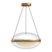Kuzco Canada - LED Pendant - Virgo - Brushed Gold/Opal Glass- Union Lighting Luminaires Decor