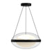 Kuzco Canada - LED Pendant - Virgo - Black/Opal Glass- Union Lighting Luminaires Decor