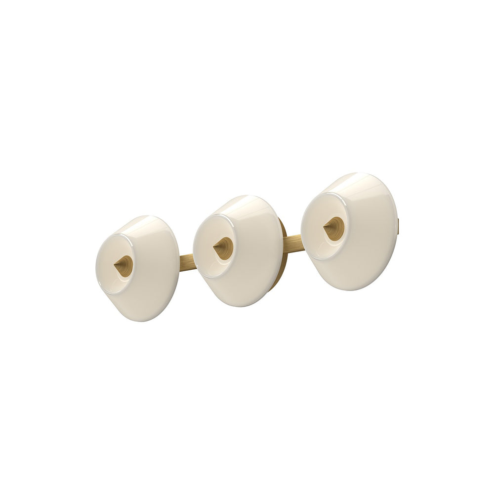 Kuzco Canada - LED Vanity - Holt - Brushed Gold/Glossy Opal Glass- Union Lighting Luminaires Decor