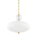 Mitzi Canada - One Light Pendant - Viviana - Aged Brass- Union Lighting Luminaires Decor