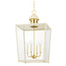 Mitzi Canada - Four Light Lantern - June - Aged Brass- Union Lighting Luminaires Decor