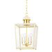 Mitzi Canada - Four Light Lantern - June - Aged Brass- Union Lighting Luminaires Decor