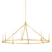 Mitzi Canada - Eight Light Chandelier - Josephine - Vintage Gold Leaf- Union Lighting Luminaires Decor