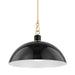 Mitzi Canada - One Light Pendant - Camille - Aged Brass- Union Lighting Luminaires Decor