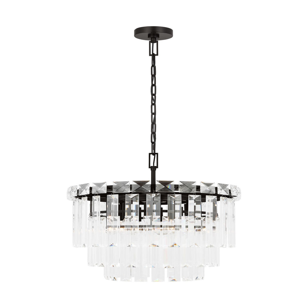 Visual Comfort Studio Canada - Ten Light Chandelier - Arden - Aged Iron- Union Lighting Luminaires Decor