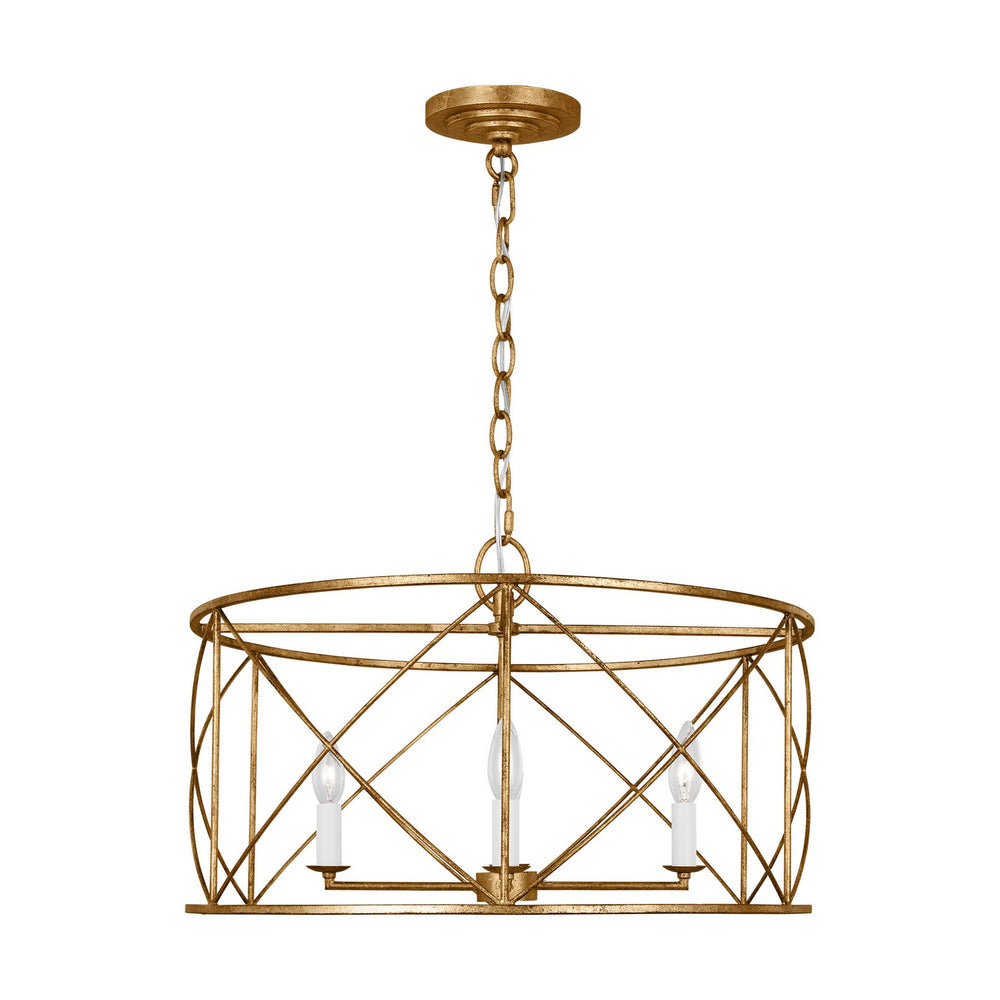 Visual Comfort Studio Canada - Four Light Chandelier - Beatrix - Antique Gild- Union Lighting Luminaires Decor