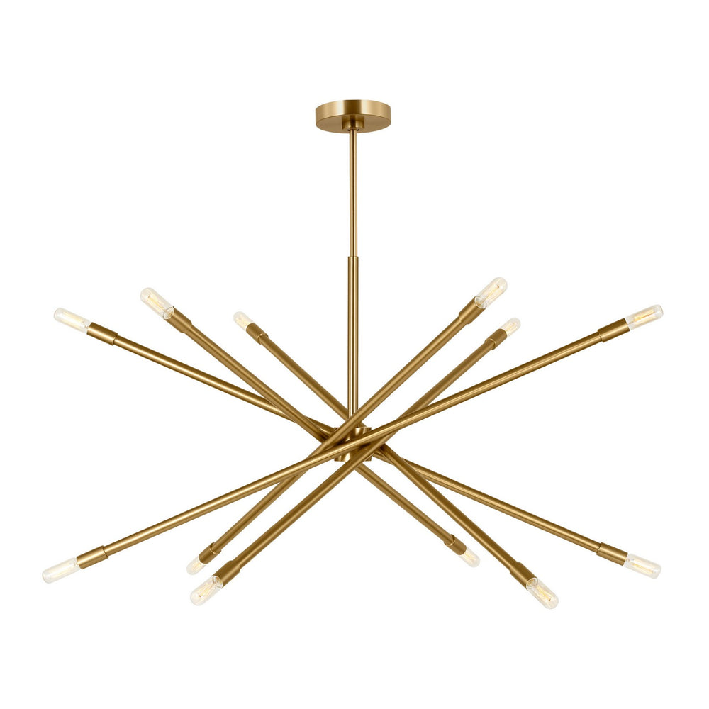 Visual Comfort Studio Canada - 12 Light Chandelier - Eastyn - Burnished Brass- Union Lighting Luminaires Decor