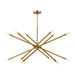 Visual Comfort Studio Canada - 12 Light Chandelier - Eastyn - Burnished Brass- Union Lighting Luminaires Decor