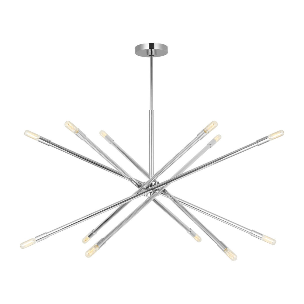 Visual Comfort Studio Canada - 12 Light Chandelier - Eastyn - Polished Nickel- Union Lighting Luminaires Decor