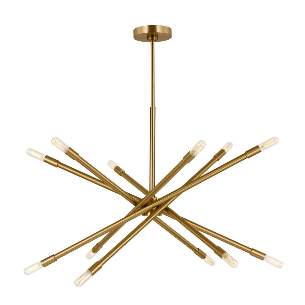 Visual Comfort Studio Canada - 12 Light Chandelier - Eastyn - Burnished Brass- Union Lighting Luminaires Decor