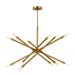 Visual Comfort Studio Canada - 12 Light Chandelier - Eastyn - Burnished Brass- Union Lighting Luminaires Decor