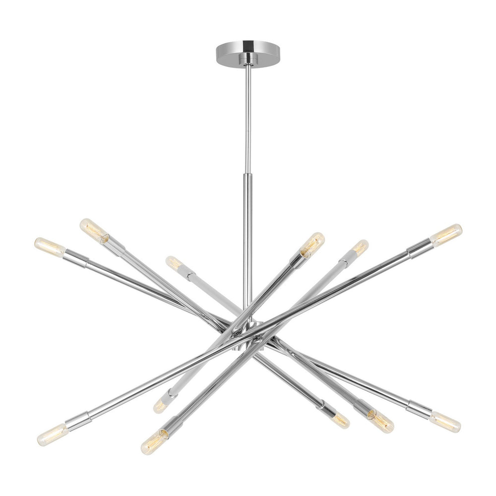 Visual Comfort Studio Canada - 12 Light Chandelier - Eastyn - Polished Nickel- Union Lighting Luminaires Decor