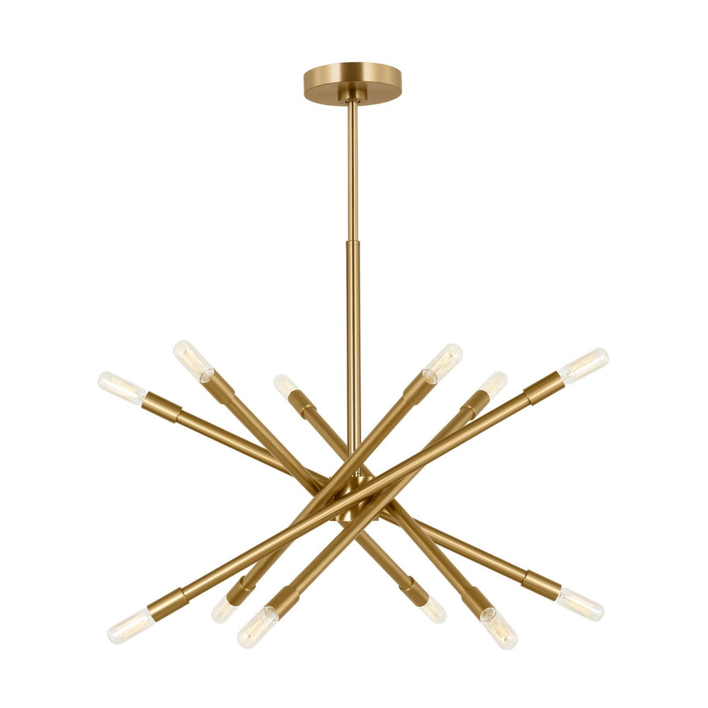 Visual Comfort Studio Canada - 12 Light Chandelier - Eastyn - Burnished Brass- Union Lighting Luminaires Decor