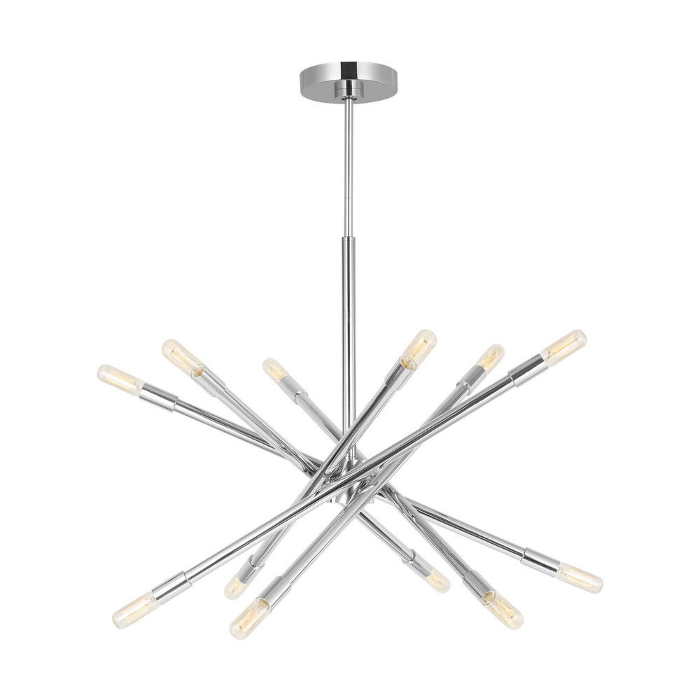 Visual Comfort Studio Canada - 12 Light Chandelier - Eastyn - Polished Nickel- Union Lighting Luminaires Decor