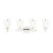 Visual Comfort Studio Canada - Four Light Bath Vanity - Alessa - Polished Nickel- Union Lighting Luminaires Decor