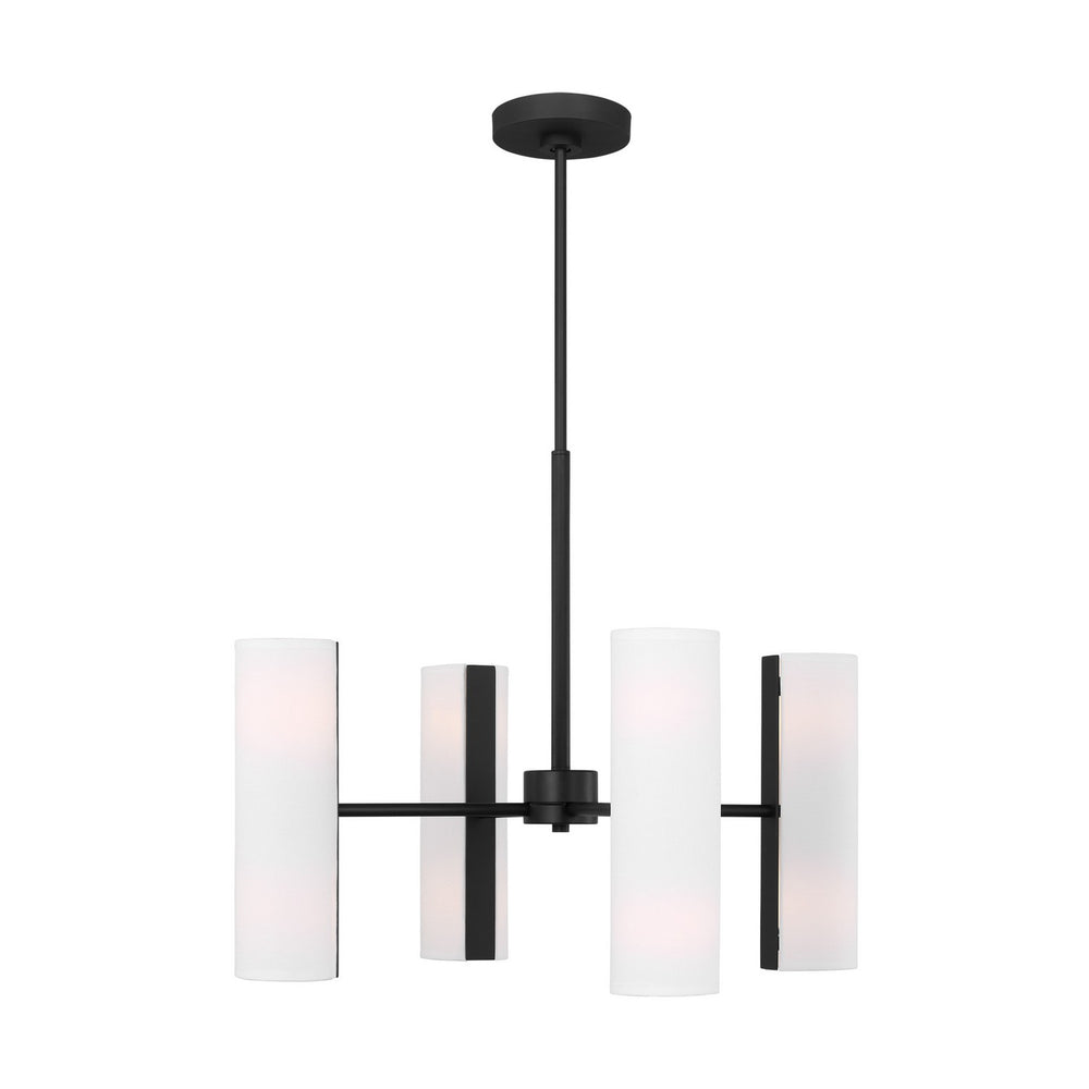 Visual Comfort Studio Canada - Eight Light Chandelier - Capalino - Midnight Black- Union Lighting Luminaires Decor