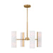 Visual Comfort Studio Canada - Eight Light Chandelier - Capalino - Satin Brass- Union Lighting Luminaires Decor
