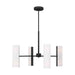Visual Comfort Studio Canada - Eight Light Chandelier - Capalino - Midnight Black- Union Lighting Luminaires Decor